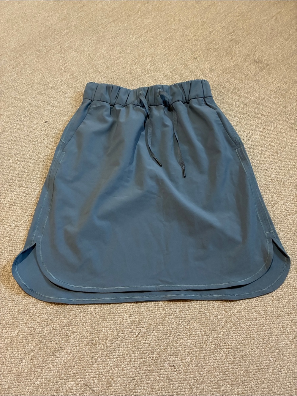 lululemon athletica Slate Blue Drawstring Skirt